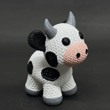 Crochet Cow 3D Toy
